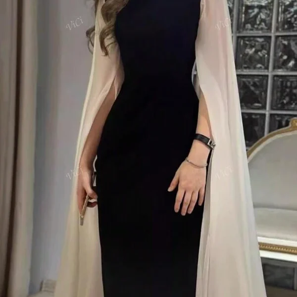 الفستان الطويل الأنيق للربيع والصيف ذو ياقة مربعة مع تباين ألوان، يعانق الورك أنيق فرنسي للسيدات الجديد