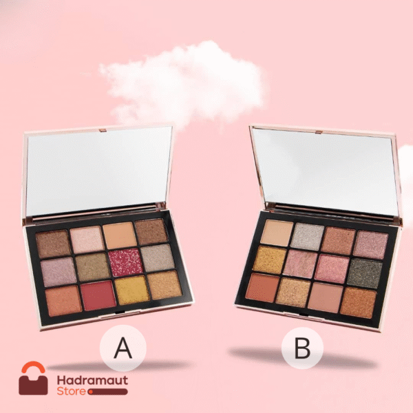 باليتين من ظلال العيون (أيشادو) مكونتين من 12 درجه مختلفة