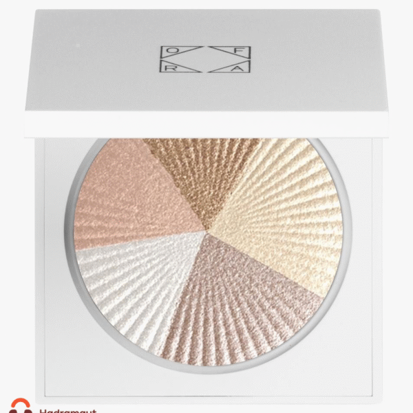 (هايلايتر) خمسه درجات مختلفة من اللون الذهبي والفضي والوردي "OFRA"