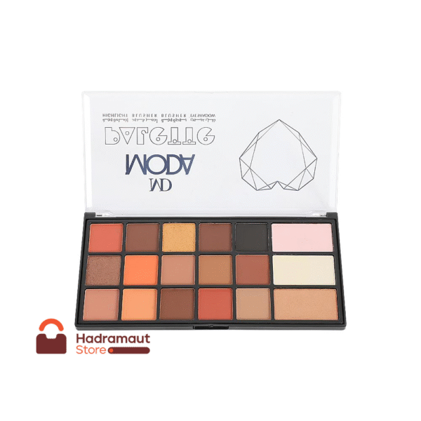 باليت موديل "جيجلي آي آند فاتحة" يحتوي على الون من ظلال العيون والكونتور والإضاءة